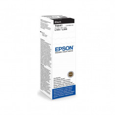 Cartus cerneala Epson T6641, black, capacitate 70ml, pentru echipamente CISS foto