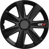 Set 4 capace Roti Gtx Carbon Negru R15