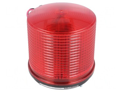 Semnalizator Luminos Lumină Flash Roșie 24VDC IP44 foto