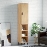 vidaXL Dulap &icirc;nalt, stejar sonoma, 34,5x34x180 cm, lemn prelucrat