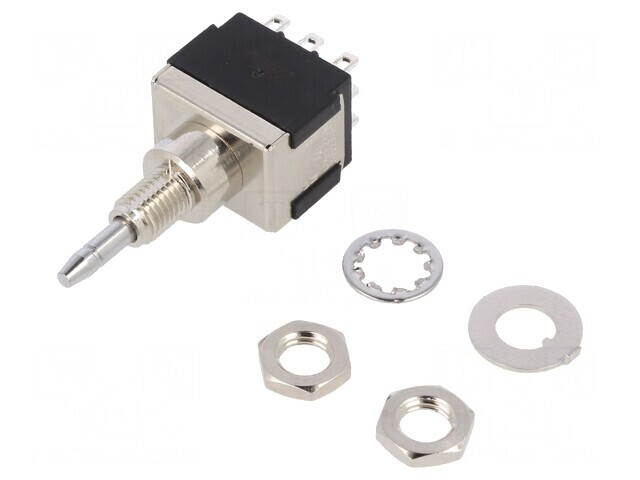 Comutator Apăsare 3PDT 6A 125V/6V