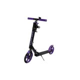 Trotineta copii pliabila urbana Kruzzel Spidoo 25630, ghidon reglabil, roti mari 20 cm, cauciuc, frana spate, pliabila