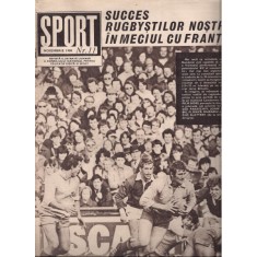 Revista Sport nr. 11 dinnoiembrie 1980