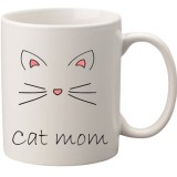 Cana alba personalizata, Cat mom, INOVATIX&reg;. 330ml