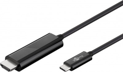 Cablu USB Type C la HDMI tata-tata 1.8m 4K GOOBAY foto