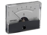 Ampermetru pe panou VELLEMAN 0-10A, Clasa 2.5, 60x47mm