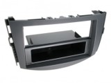 Rama Radio 1DIN Toyota RAV4 (2006-2013) cu Buzunar, Negru, 190x115mm, Adaptor Auto