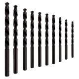 Raider 157111 - Set 10 burghie metal HSS-R 1-10 mm tija cilindrica