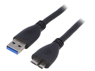 Cablu USB 3.0 A-Micro B 0,5m foto