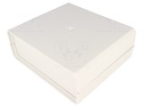 Carcasă ABS gri cu panou 159mm x 140mm x 60mm, MASZCZYK