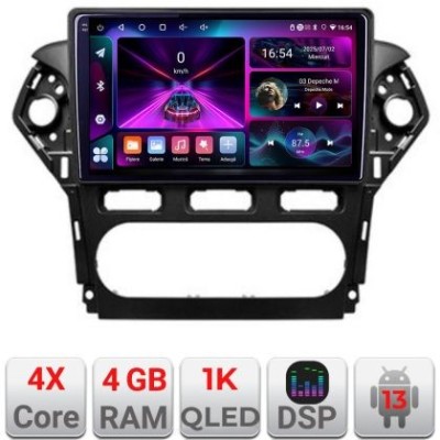 Navigatie Ford Mondeo 2010-2014 A-MONDEO-CLIMA 4+64 InCell Display 1K Android Waze USB Navigatie Internet Youtube Radio CarStore Technology foto