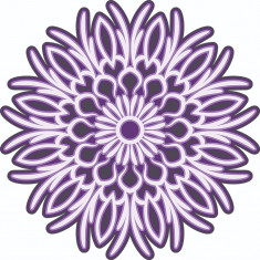 Sticker decorativ, Mandala, Multicolor, 60 cm, 7222ST-2