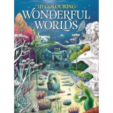 Cumpara ieftin 3D Colouring: Wonderful Worlds (Adult Colouring Book)