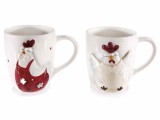Cumpara ieftin Set 4 cani ceramica multicolora Gaini 9x10.5 cm, 400 ml
