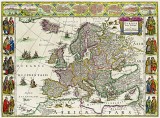 Harta Europa 1630 |, Old Romania Maps