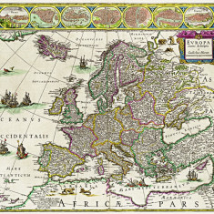 Harta Europa 1630 |