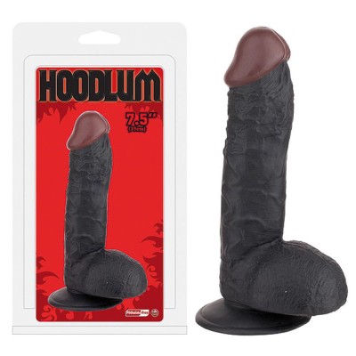 Dildo Negru Hoodlum 7.5 Black Realistic foto