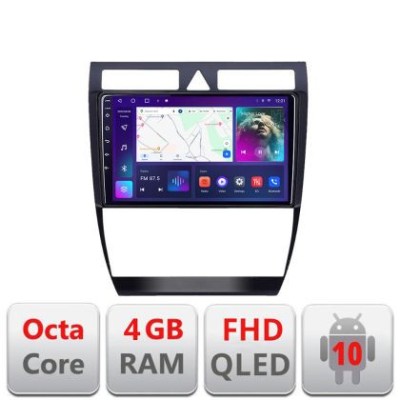 Navigatie Audi A6 Quad Core B-102 Android Ecran QLED octa core 4+64 carplay android auto KIT-102+EDT-E309V3 CarStore Technology foto