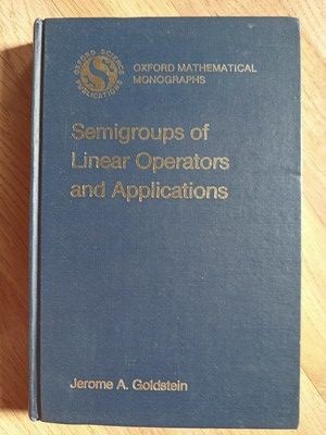 Semigroups of Linear Operators and Applications- Jerome A. Goldstein