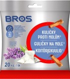 Bile anti molii Bros cu lavanda pentru haine si textile, 20 buc