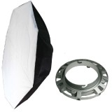 Softbox octogonal octobox 95cm cu montura Elinchrom si Velcro pentru grid, Generic