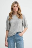 Gestuz pulover femei, culoarea gri, light, 10909815