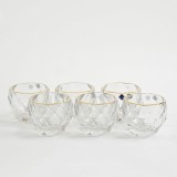 Set 6 pahare din cristal pentru whisky