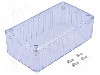 Carcasa policarbonat, 65mmx120mmx36mm, IP54, HAMMOND - 1591CTCL