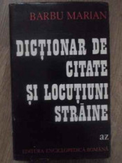 DICTIONAR DE CITATE SI LOCUTIUNI STRAINE-BARBU MARIAN-102016