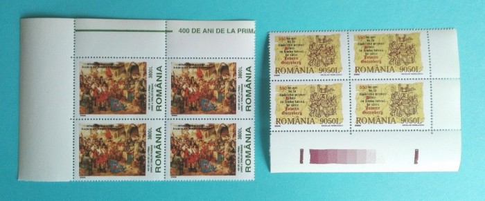 TIMBRE ROMANIA 2000 L.P.1514 EVENIMENTE I BL. 4 VAL. MNH