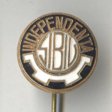 Insigna industrie utilaj greu Intreprinderea INDEPENDENTA SIBIU 1970