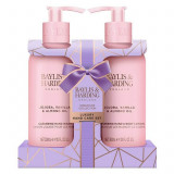 Set cu jojoba, vanilie si ulei de migdale: sapun lichid 300 ml, lotiune 300 ml BAYLIS &amp; HARDING