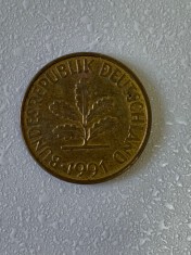 Moneda 10 PFENNIG - 1991 F - Germania - KM 108 (288)