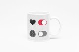 Cana alba personalizata LOVE ON, INOVATIX&reg;. 330ml