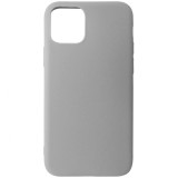 Husa silicon slim gri deschis mat pentru Apple iPhone 11 Pro