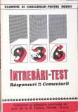 936 Intrebari-Test, Raspunsuri si Comentarii - Adrian Flueraru, Editura Militara 1994, Dezvoltare Personala