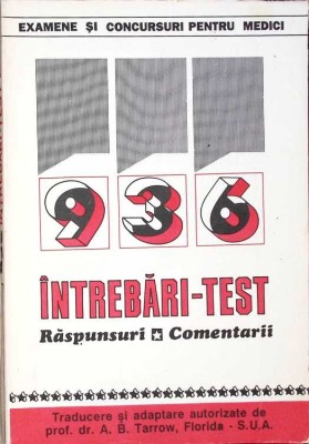 936 INTREBARI-TEST. RASPUNSURI SI COMENTARII-ADRIAN FLUERARU-262957 foto