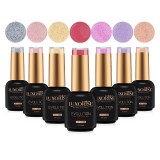 Cumpara ieftin Set 7 Oje Semipermanente LUXORISE Evolution, Candy Girl