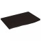 Blat de baie, maro inchis, 60x40x(2-4) cm, lemn masiv tratat
