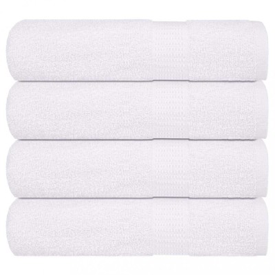 Prosoape de baie 4 buc alb 100x150 cm 360 g/m&amp;sup2; 100% bumbac foto