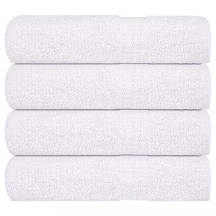 Prosoape de baie 4 buc alb 100x150 cm 360 g/m&sup2; 100% bumbac