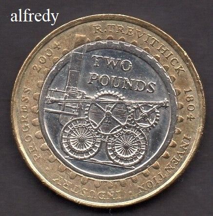 Anglia, Marea Britanie,2004 2 Pounds, Comemorativa, Trevithich