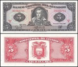 Ecuador 1988 - 5 sucres UNC