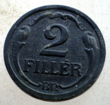 7.012 UNGARIA WWII 2 FILLER 1944 KB, Europa, Zinc