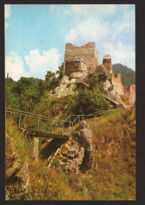 CPIB 22351 - CARTE POSTALA - CETATEA POIENARI, JUD ARGES, NECIRCULATA foto