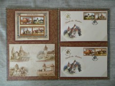 Mapă filatelică Castele din Rom&acirc;nia - LP 1810c