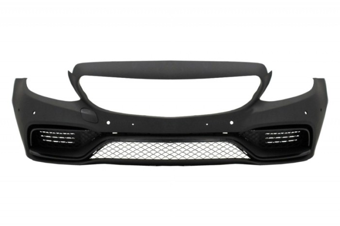 Bara Fata Mercedes C-Class W205 S205 (2014-2020) Limousine T-Model Coupe Cabriolet C63 Design Fara Grila Centrala Performance AutoTuning