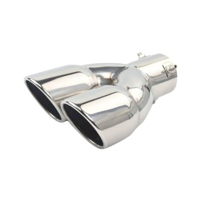Ornament toba esapament drept inox argintiu racordare 32-60mm foto