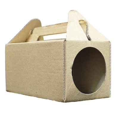 Statie de intoxicare pentru soareci, 15 x 7 x 7 cm, carton natur foto
