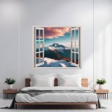 Folie imprimata color pentru decor perete locuinta, dimensiune 125 x 110cm, model: VIEW TO HAVEN 36, AVEX